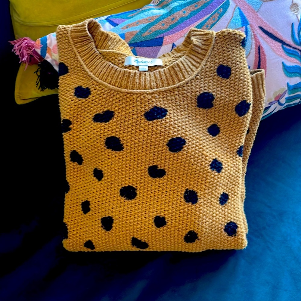 Madewell animal print sweater